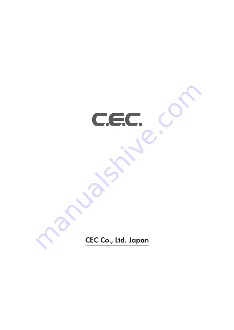 C.E.C. TUBE53 Owner'S Manual Download Page 20