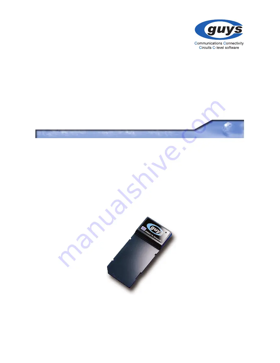 C-guys SD-Link11b User Manual Download Page 1