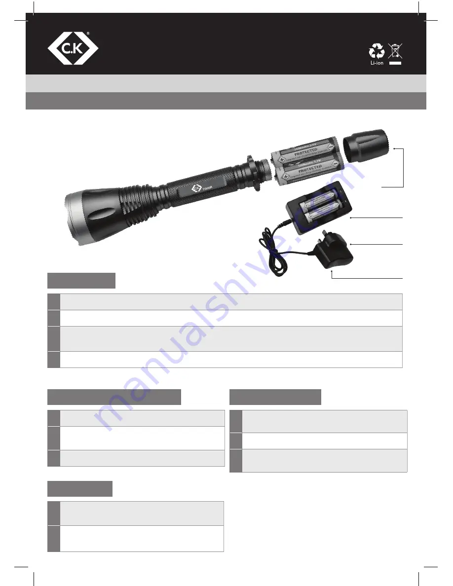 c.k T9540R User Manual Download Page 1