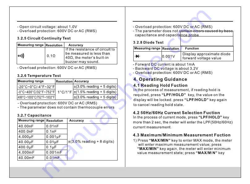 C-LOGIC 8730 Instruction Manual Download Page 8