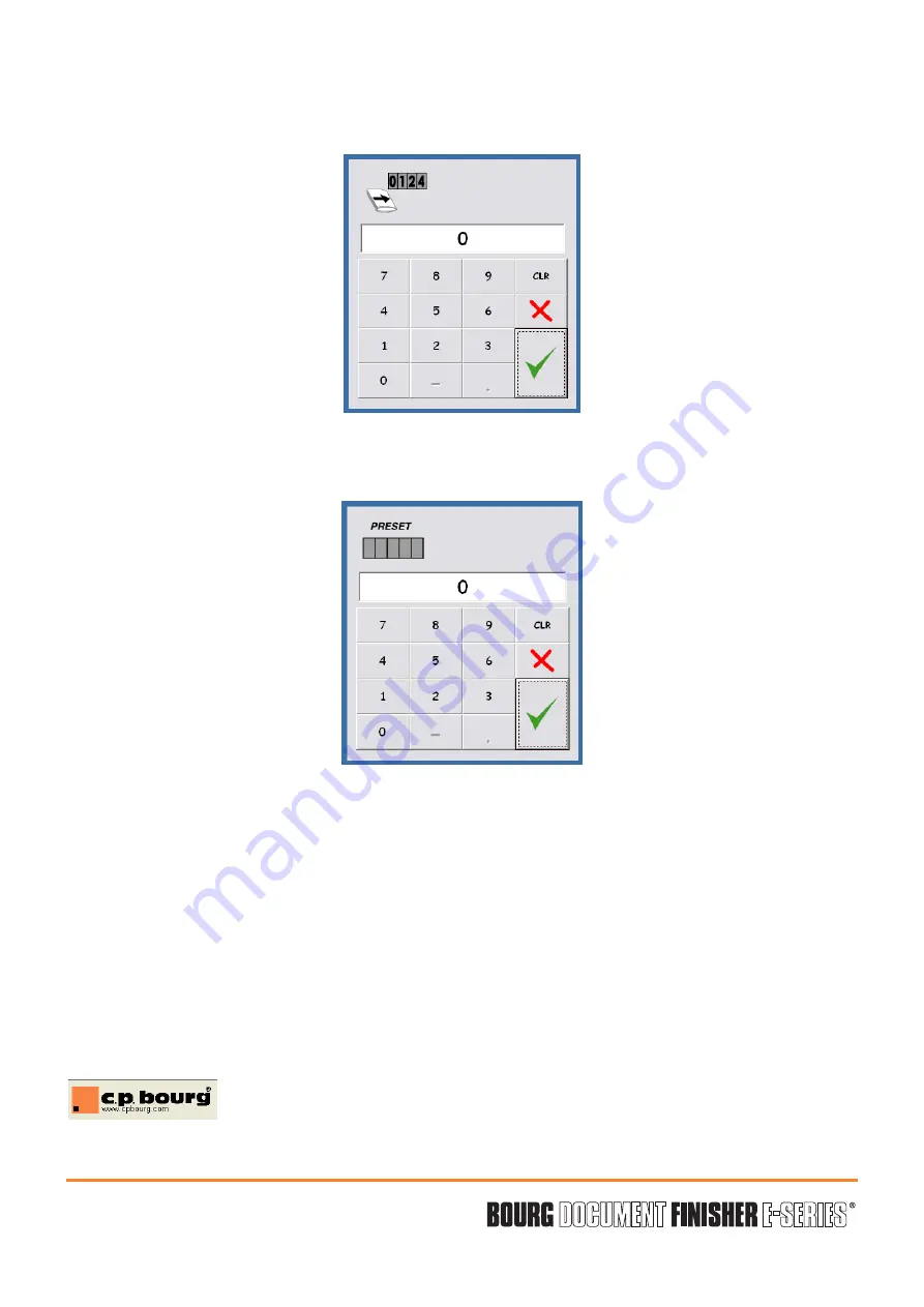 C.P.Bourg Document Finisher E Series Скачать руководство пользователя страница 57