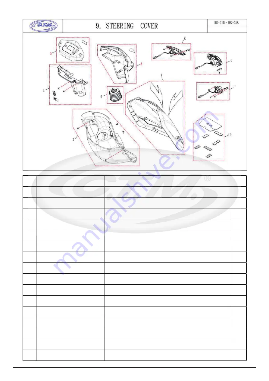 C.T.M. HS-928 Service Manual Download Page 14