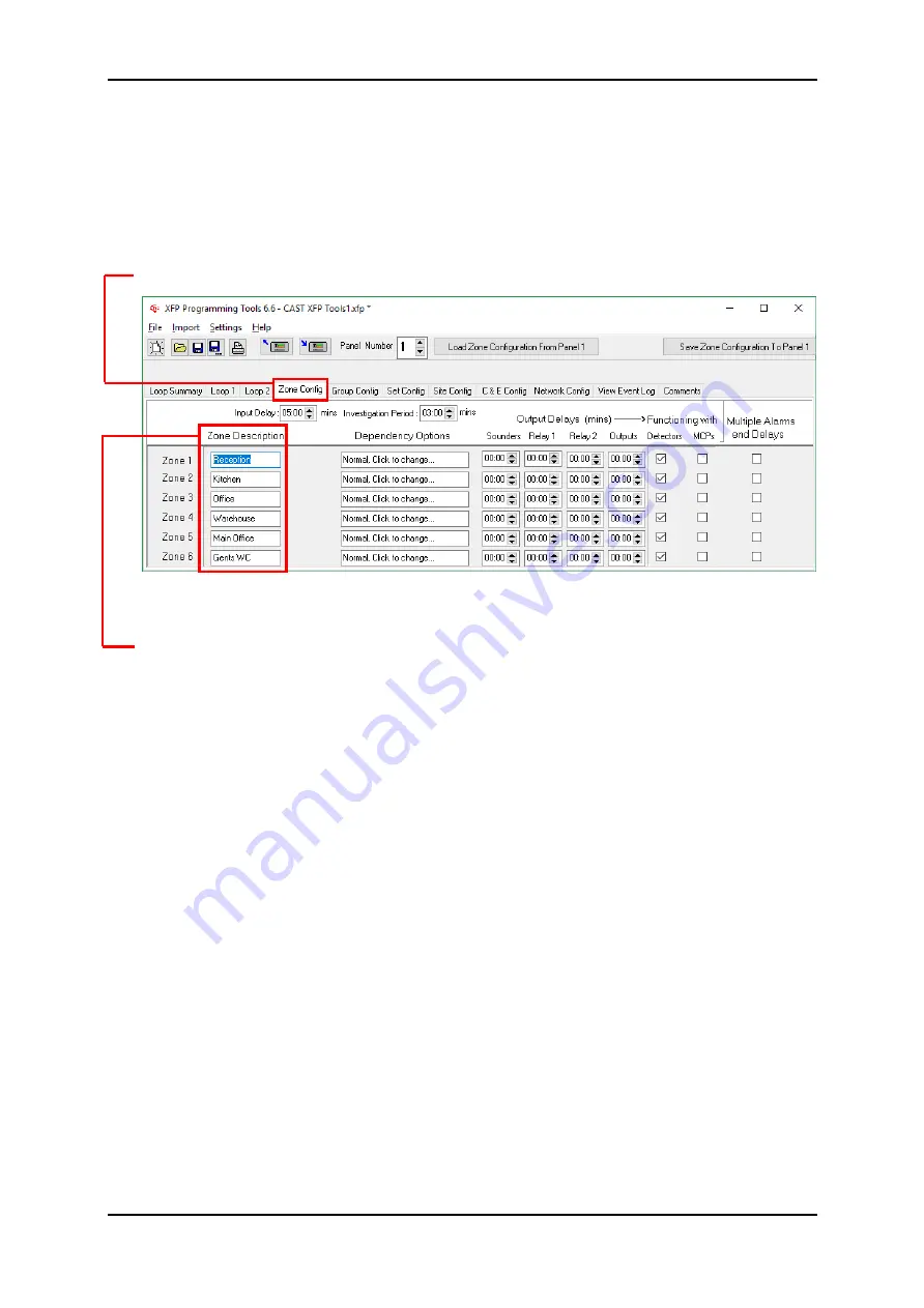 C-TEC CAST XFP Commissioning & Programming Quick Start Manual Download Page 11