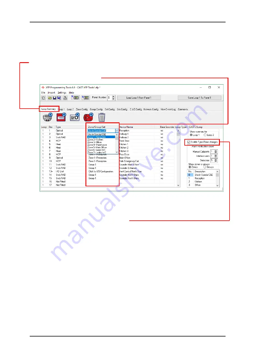 C-TEC CAST XFP Commissioning & Programming Quick Start Manual Download Page 12