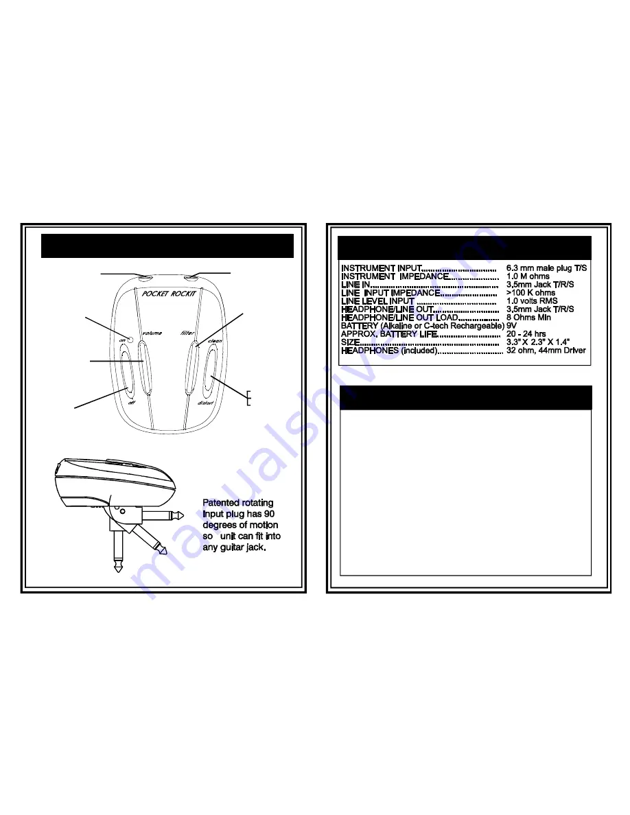 C-Tech Pocket Rockit S1 Owner'S Manual Download Page 3