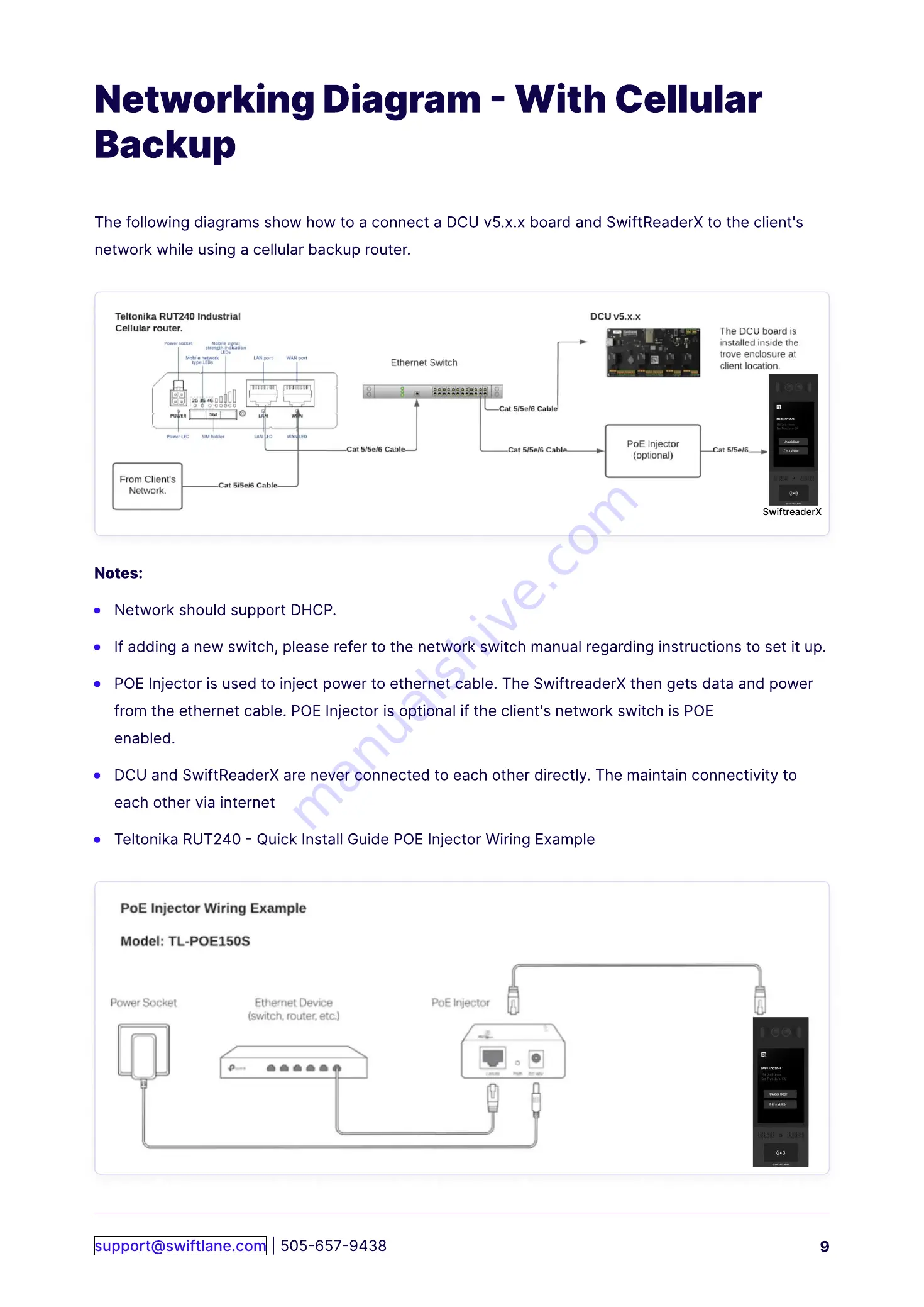 c SwiftreaderX Installation Manual Download Page 9