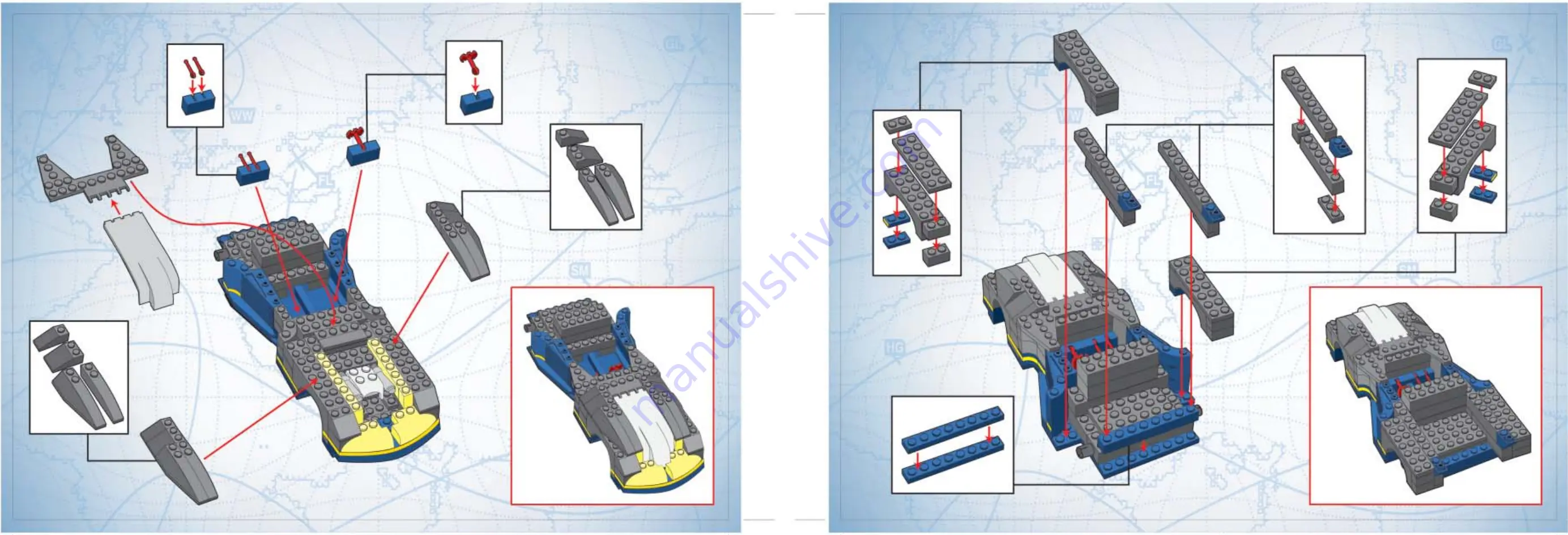 C3 BATMOBILE WITH DARK KNIGHT BATMAN Assembly Manual Download Page 5