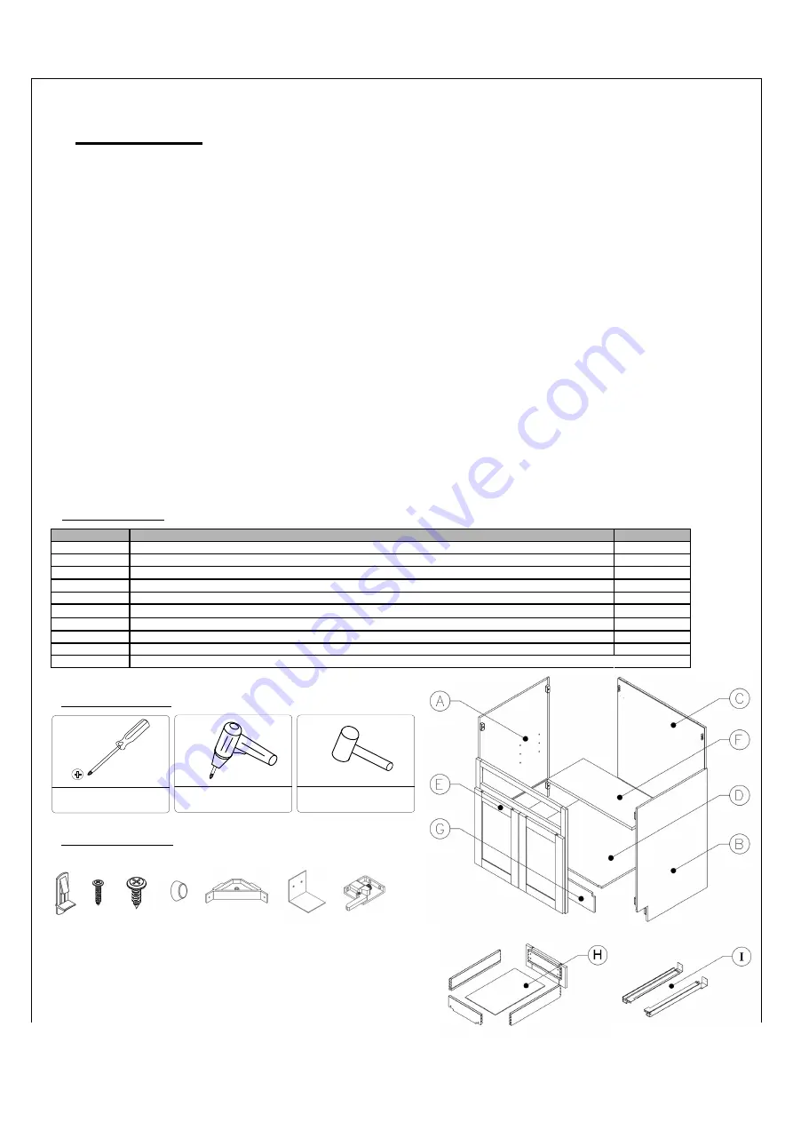 CABINETS TO GO Findley & Myers BC24 Скачать руководство пользователя страница 2