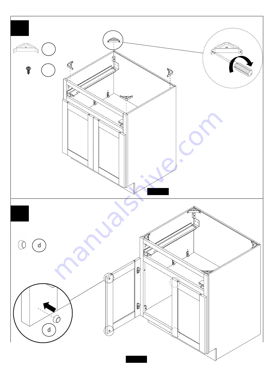 CABINETS TO GO Findley & Myers BC24 Assembly Instructions Manual Download Page 8