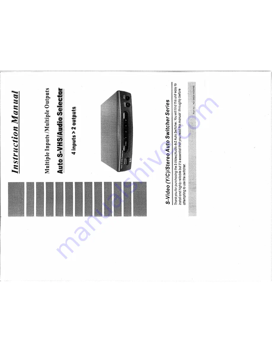 Cables to Go 40021 Instruction Manual Download Page 1