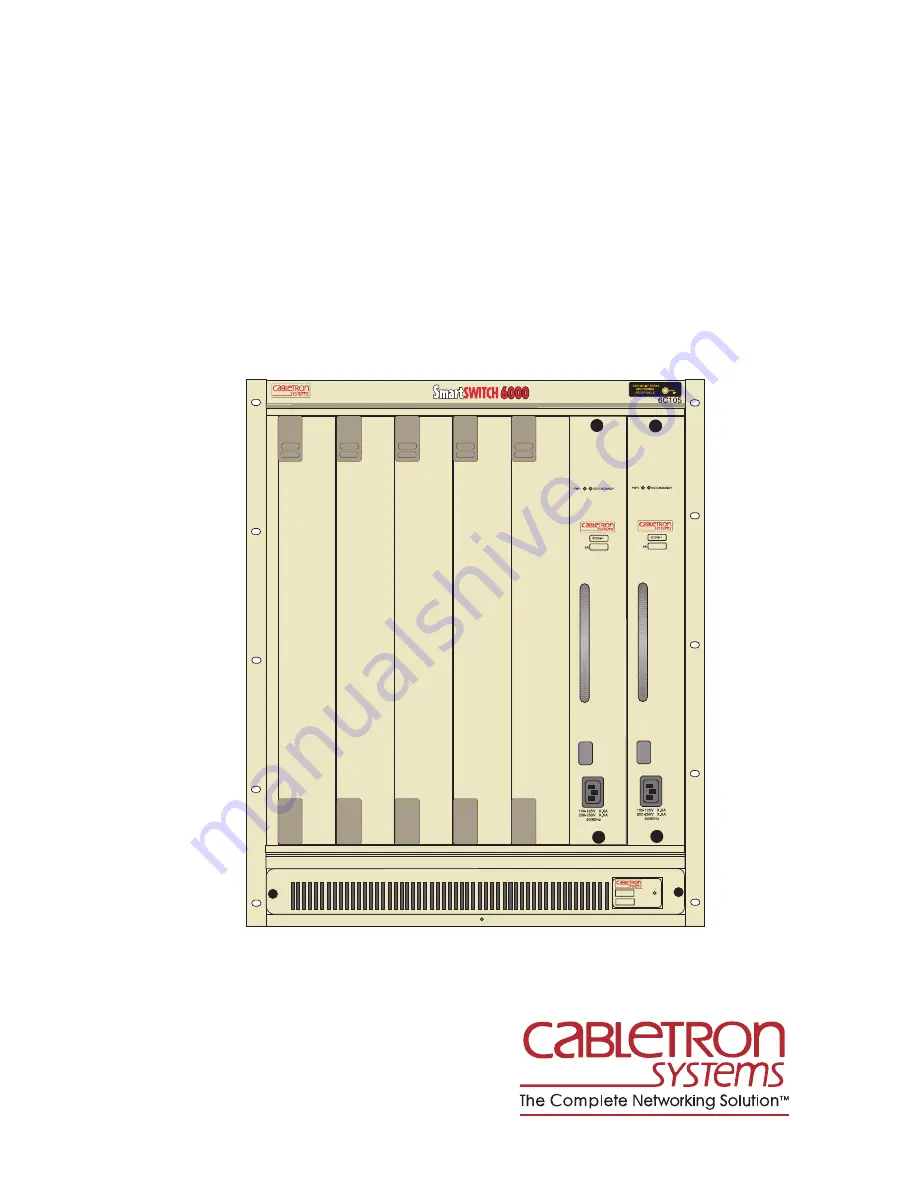 Cabletron Systems 6C105 Overview And Setup Manual Download Page 1