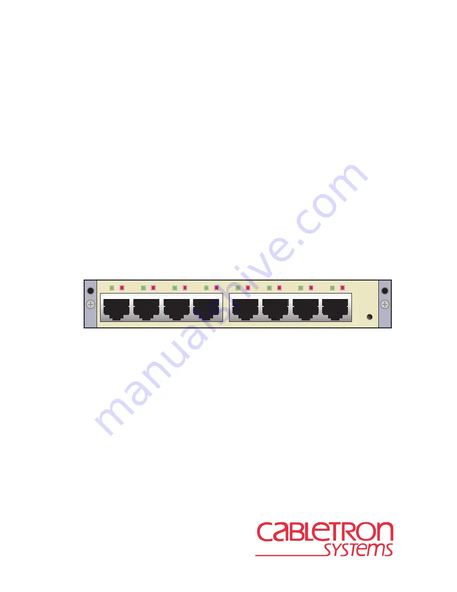 Cabletron Systems HSIM-W85 User Manual Download Page 1