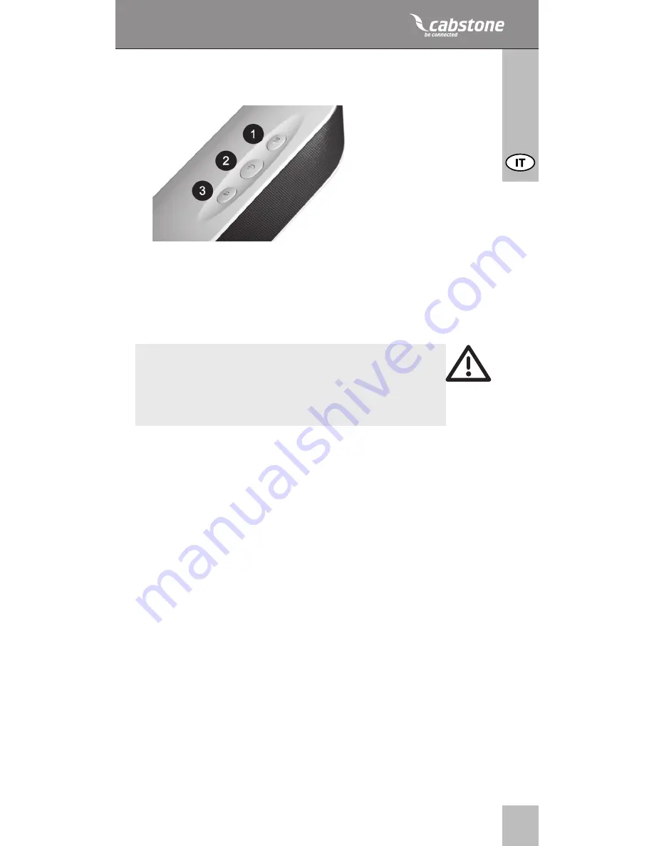 cabstone CAB SOUNDBAR BLACK 95041 User Manual Download Page 29