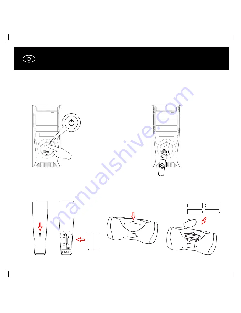 cabstone Media-PC Keyboard + Remote Control Manual Download Page 2