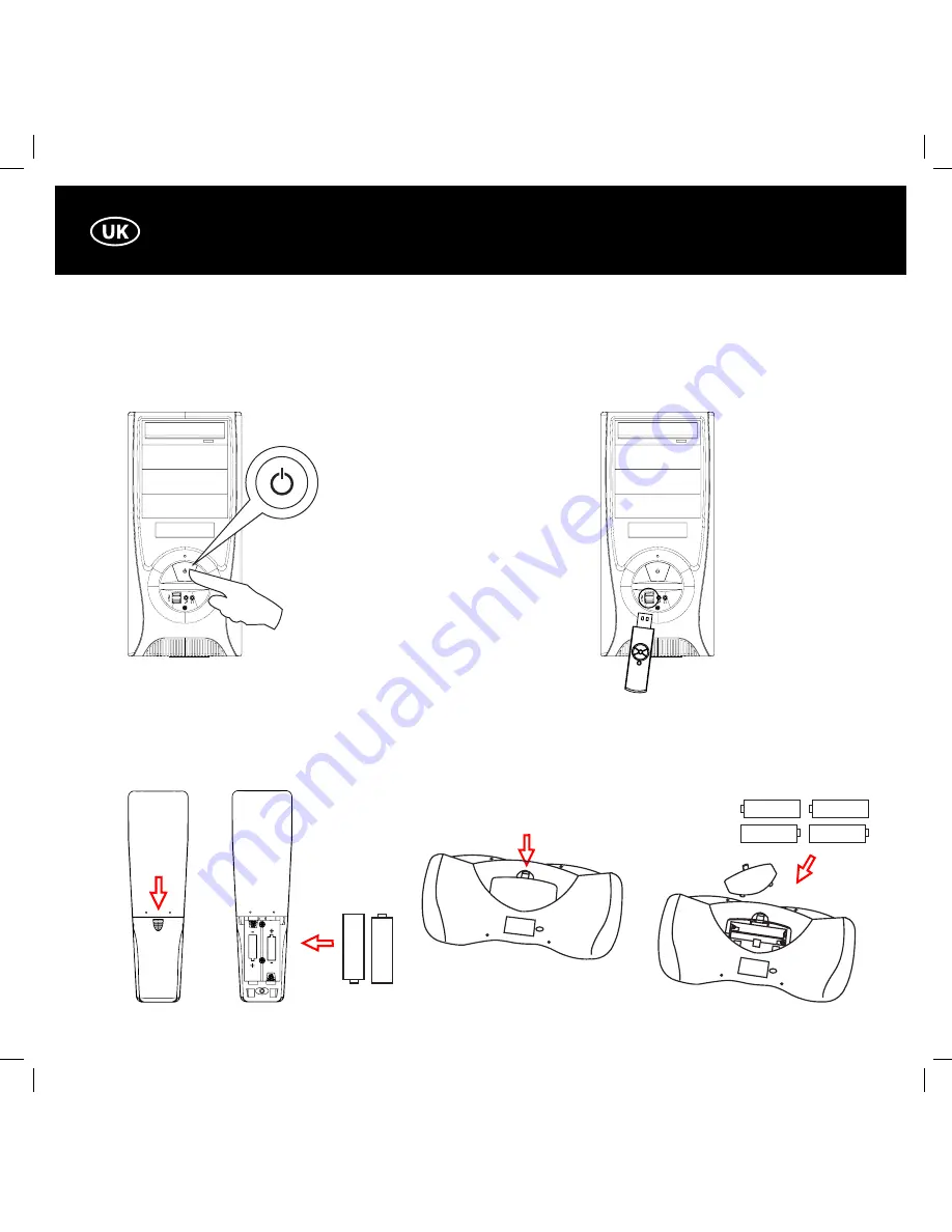 cabstone Media-PC Keyboard + Remote Control Manual Download Page 10