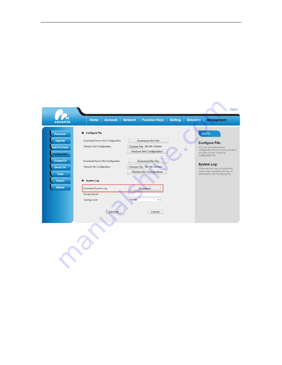 Cacamle IX-C62 User Manual Download Page 121