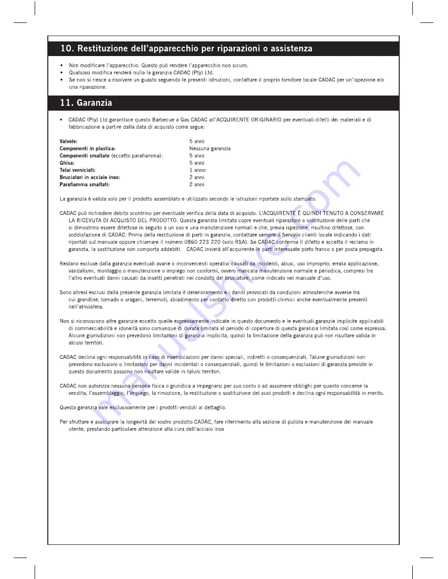 Cadac 98731 User Instructions Download Page 37