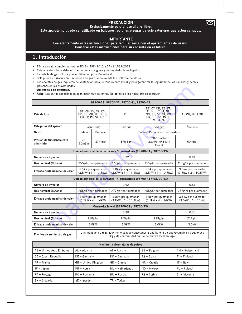 Cadac 98731 User Instructions Download Page 38