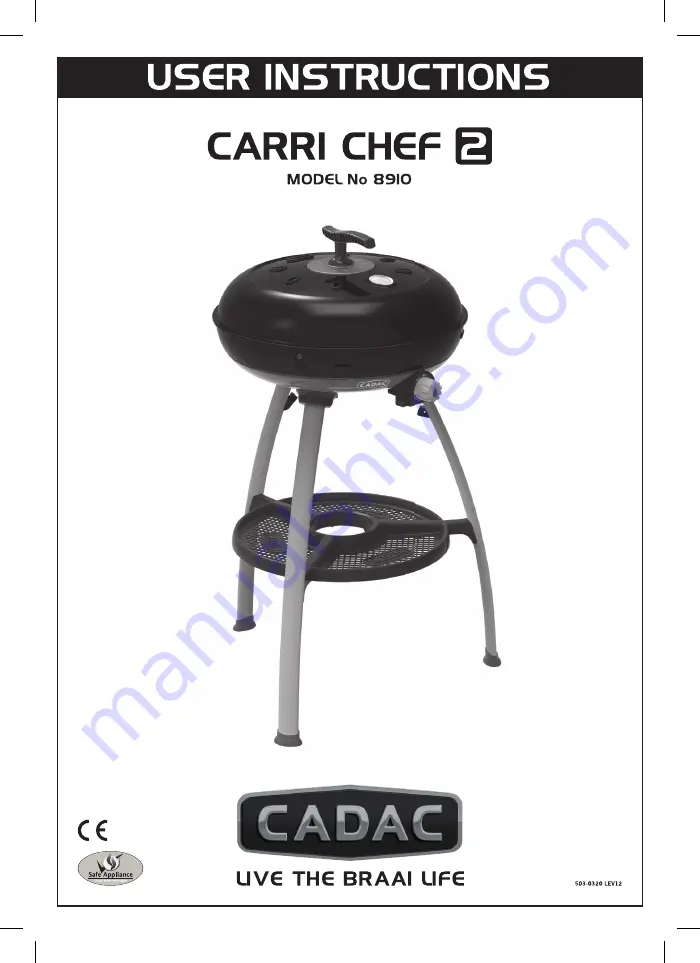 Cadac Carri Chef 2 User Instructions Download Page 1