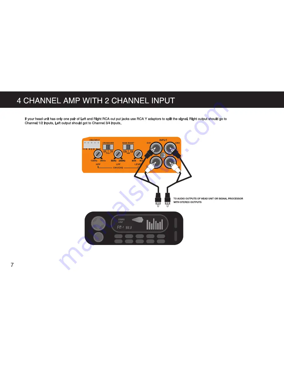 Cadence FXA 2500.1D Owner'S Manual Download Page 8