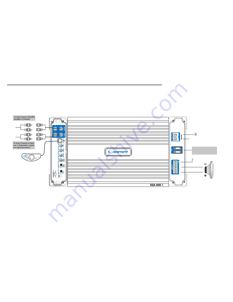 Cadence SQA1200.1 Owner'S Manual Download Page 7