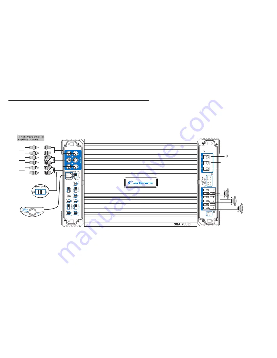 Cadence SQA1200.1 Скачать руководство пользователя страница 13