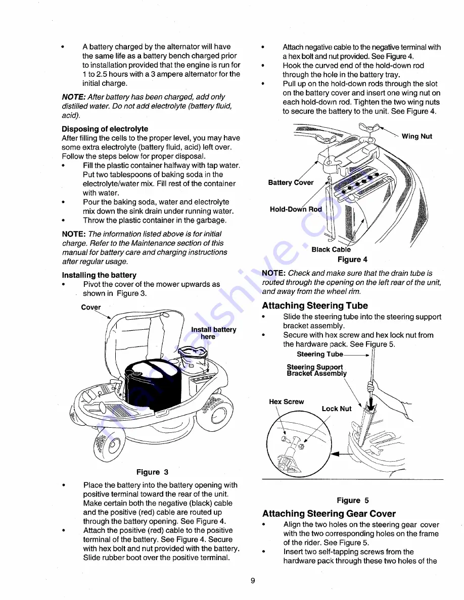 Cadet 13A-325-101 Operator'S Manual Download Page 9