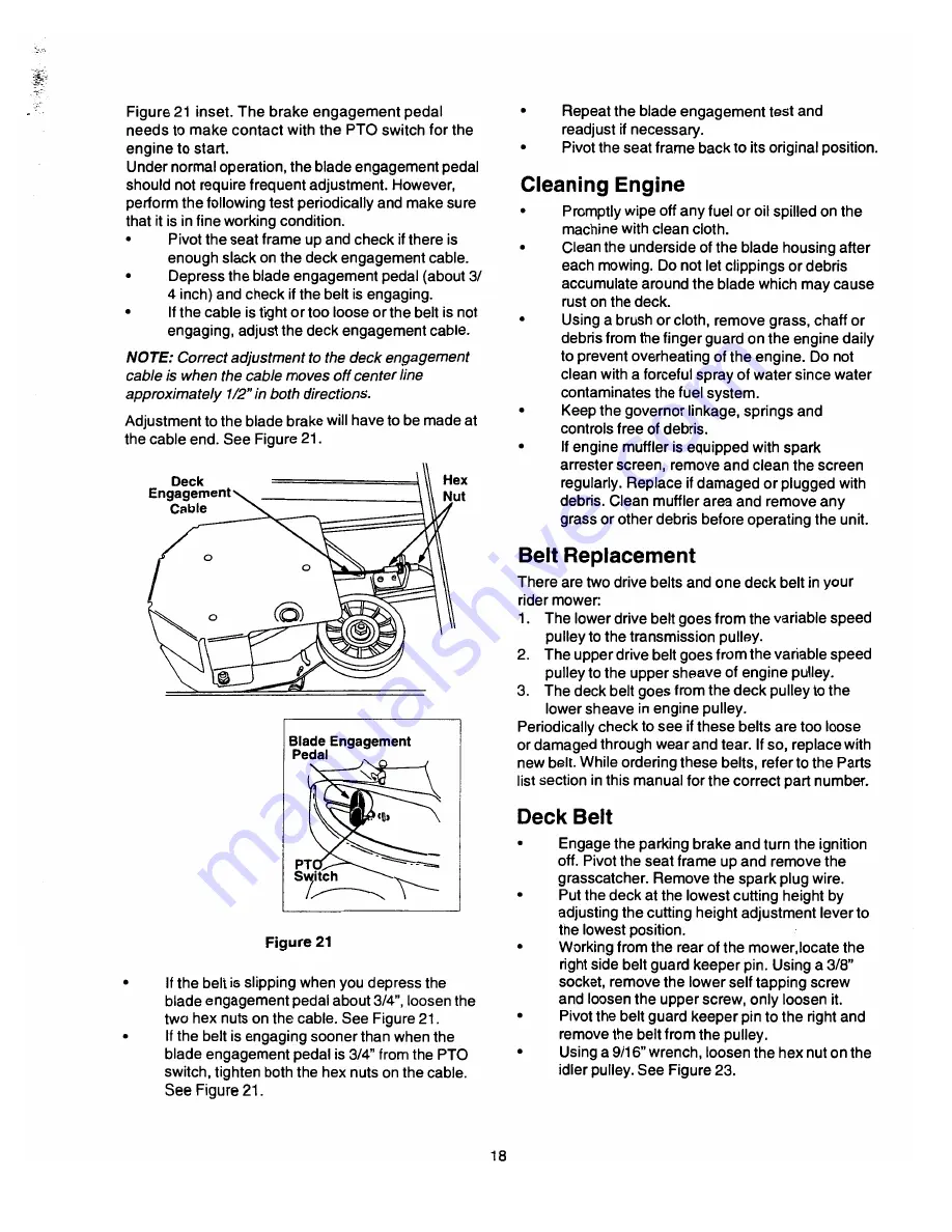 Cadet 13A-328-596 Owner'S Manual Download Page 18