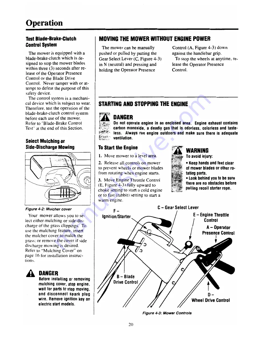 Cadet 833R series Owner'S Manual Download Page 21