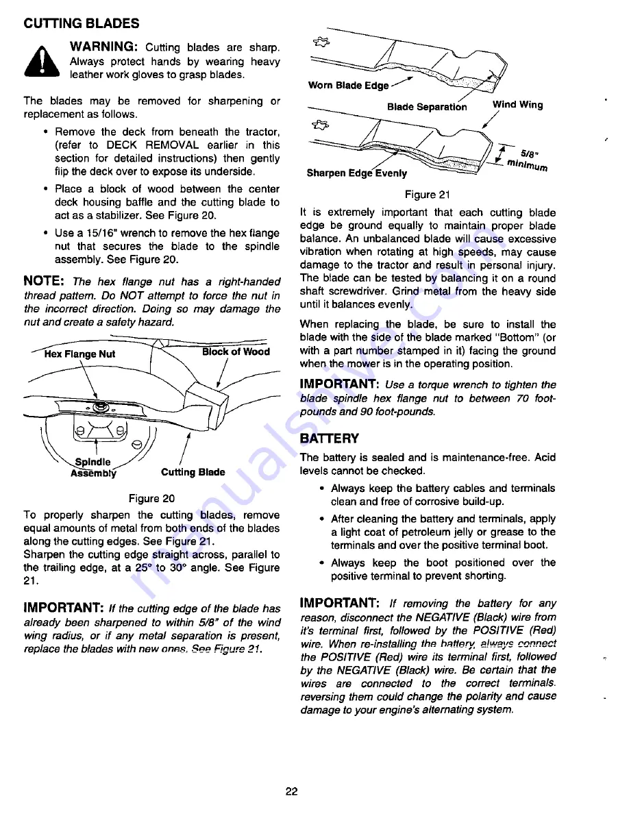 Cadet AutoDrive 1600 Operator'S Manual Download Page 22