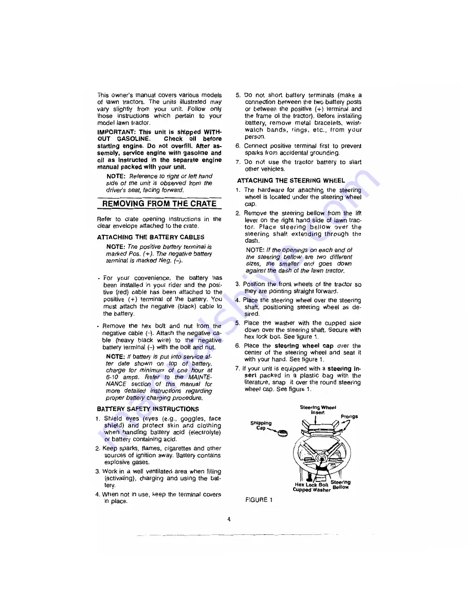 Cadet C-130G Owner'S Manual Download Page 4