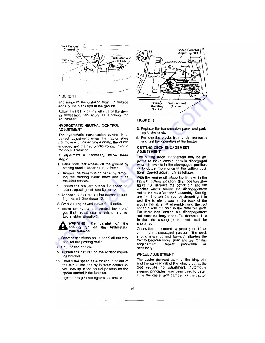 Cadet C-160H Owner'S Manual Download Page 10