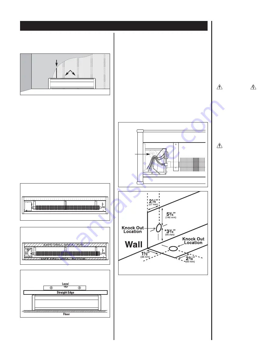 Cadet Softheat EBHN500 Owner'S Manual Download Page 3