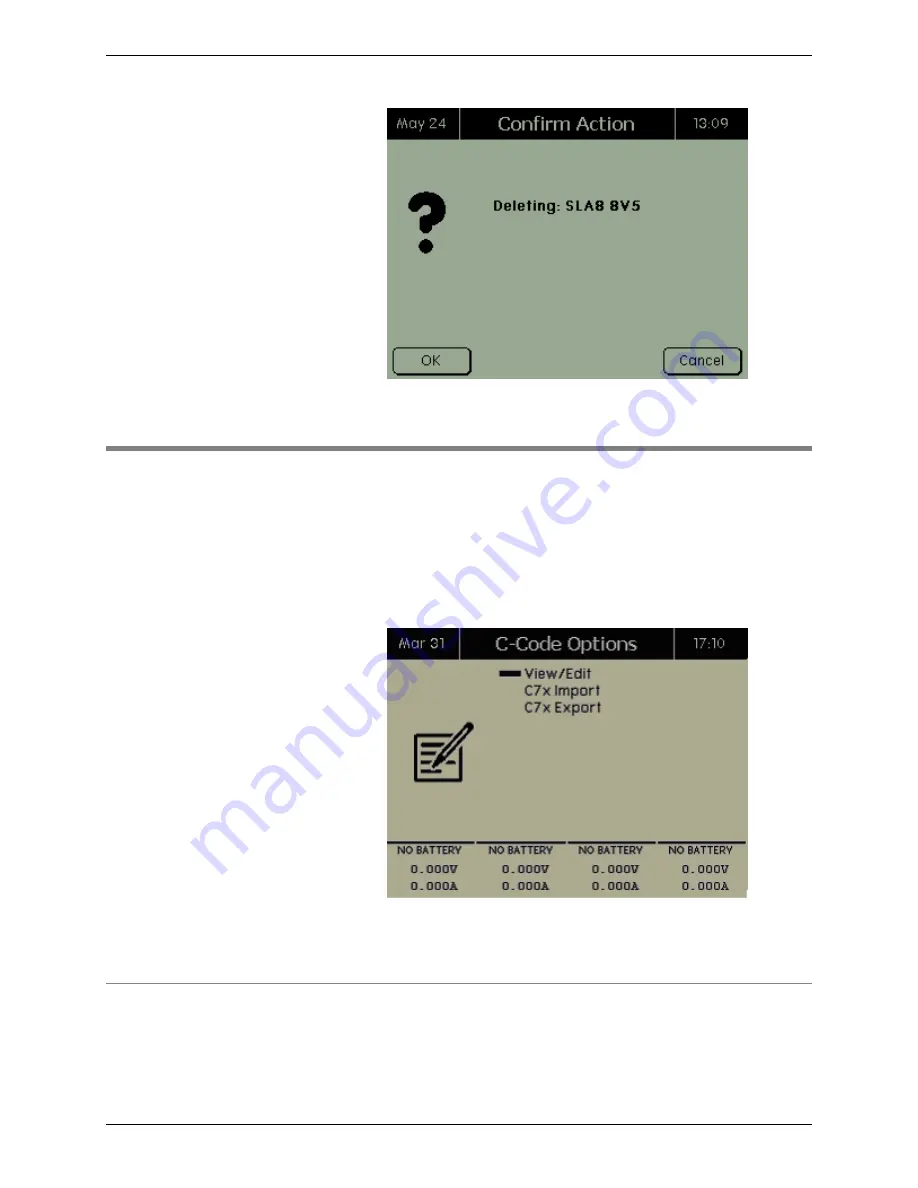 Cadex C8000 User Manual Download Page 64