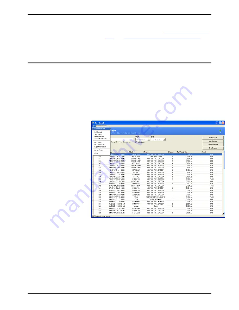 Cadex C8000 User Manual Download Page 125