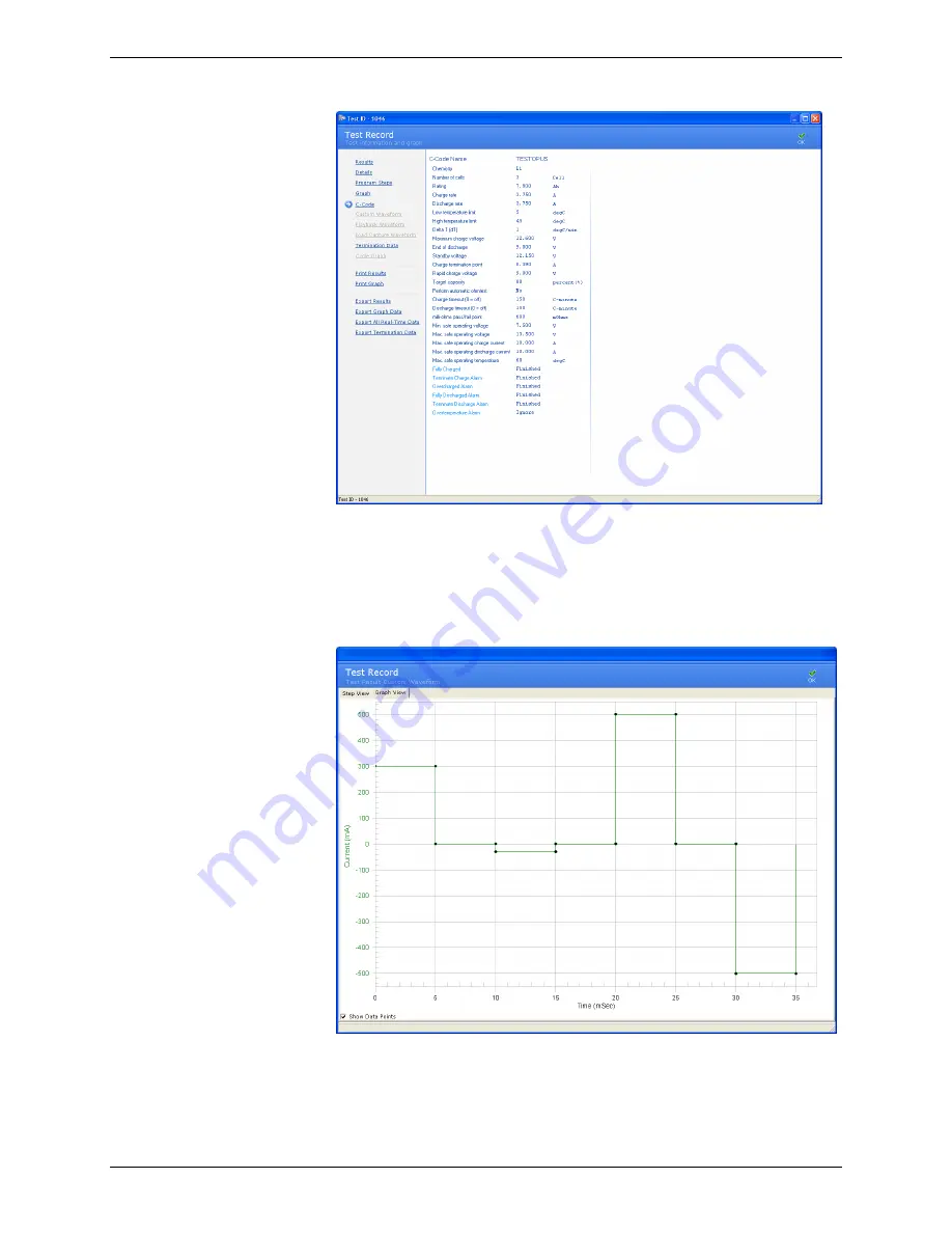 Cadex C8000 User Manual Download Page 132