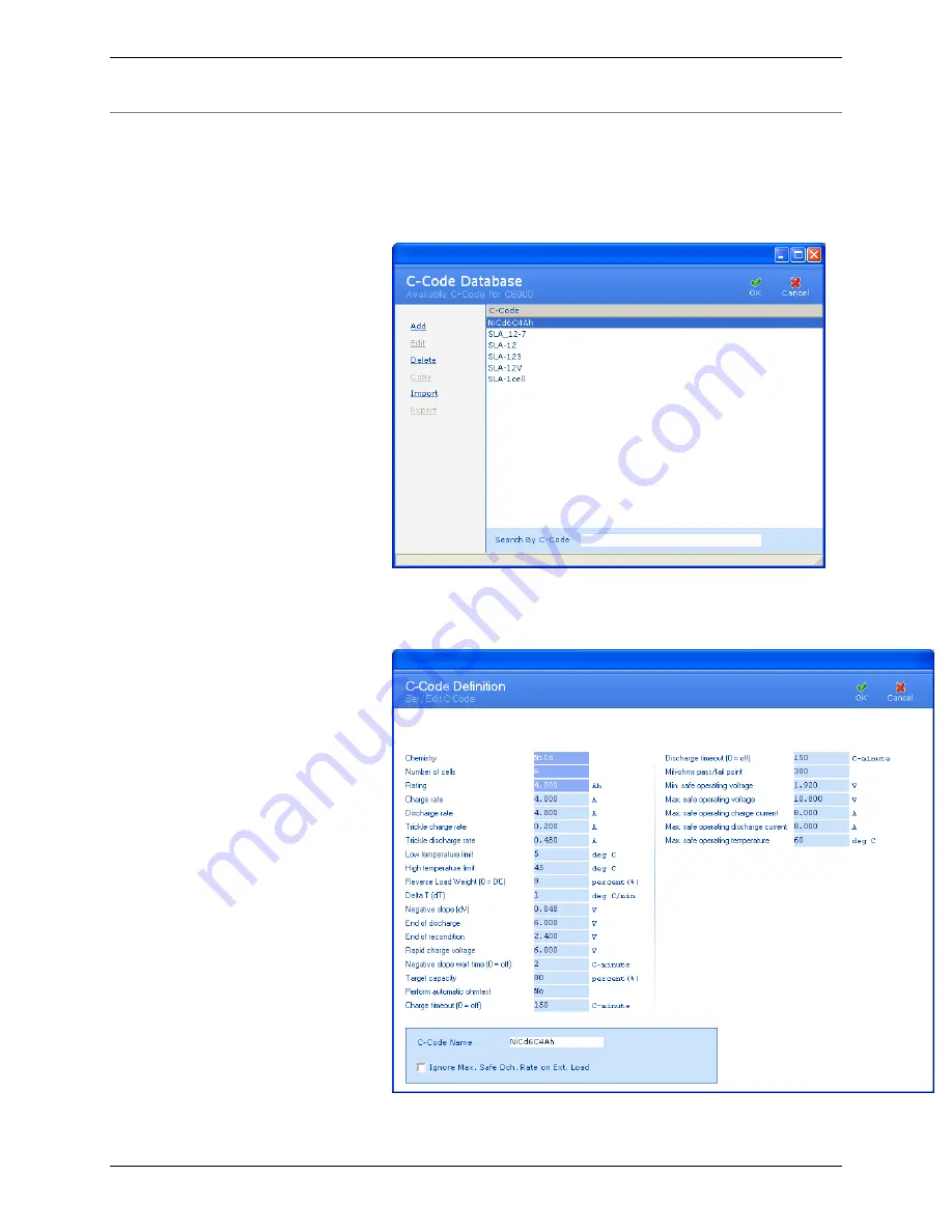 Cadex C8000 User Manual Download Page 167