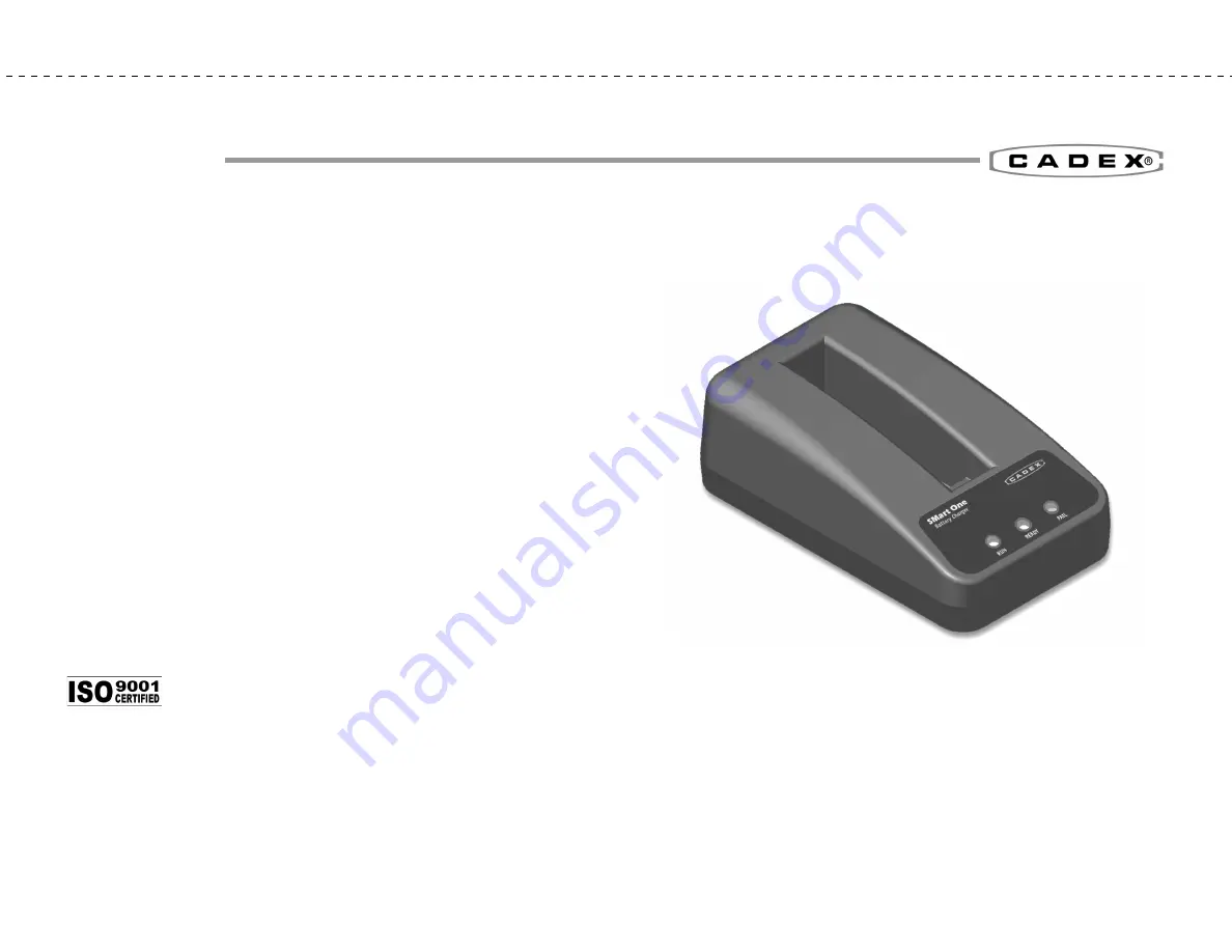 Cadex SMart One User Manual Download Page 1