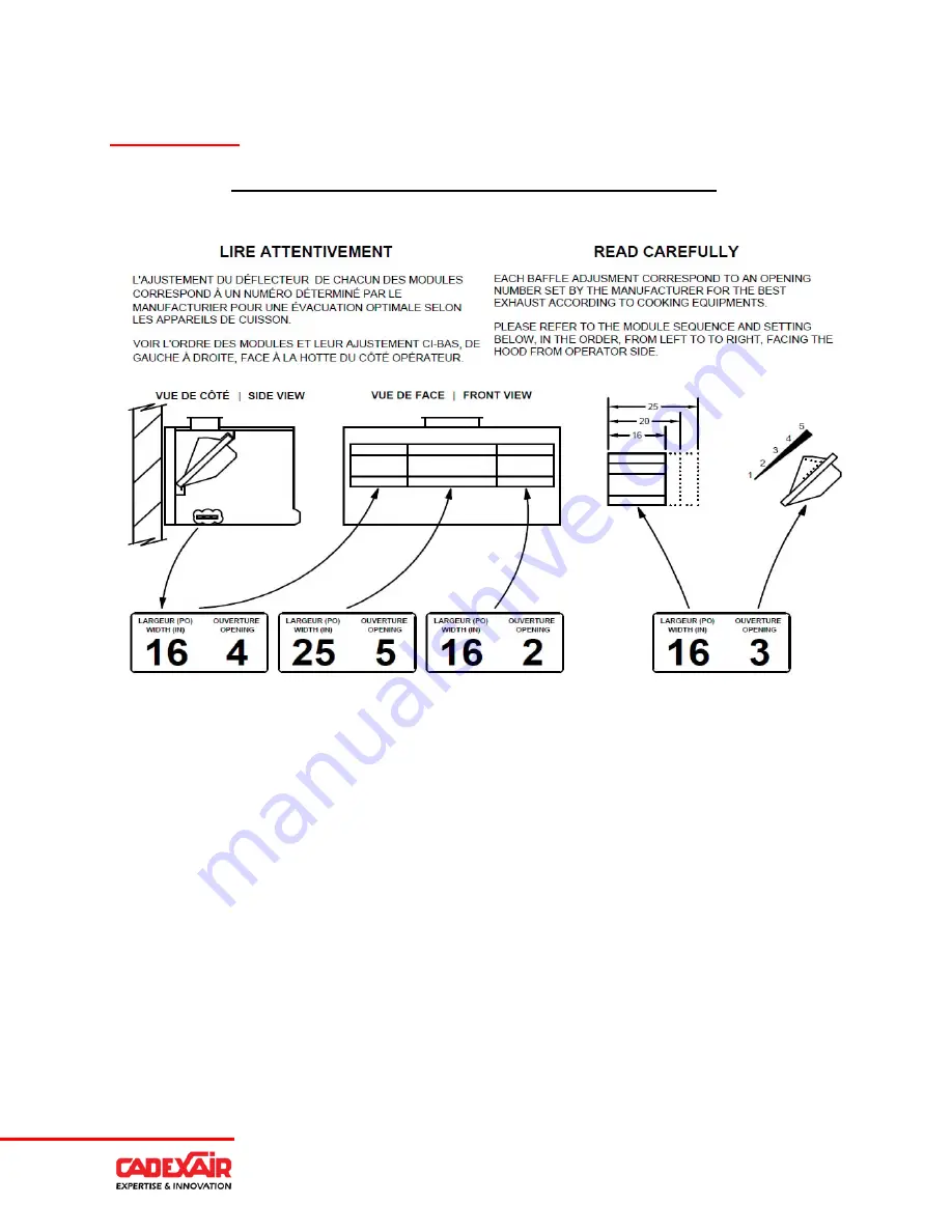 CADEXAIR STADIUM Series Operation And Maintenance Manual Download Page 23