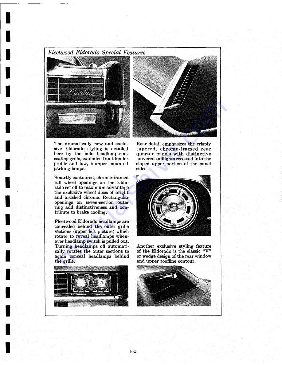 Cadillac 1967 Calais Coupe Data Book Download Page 87