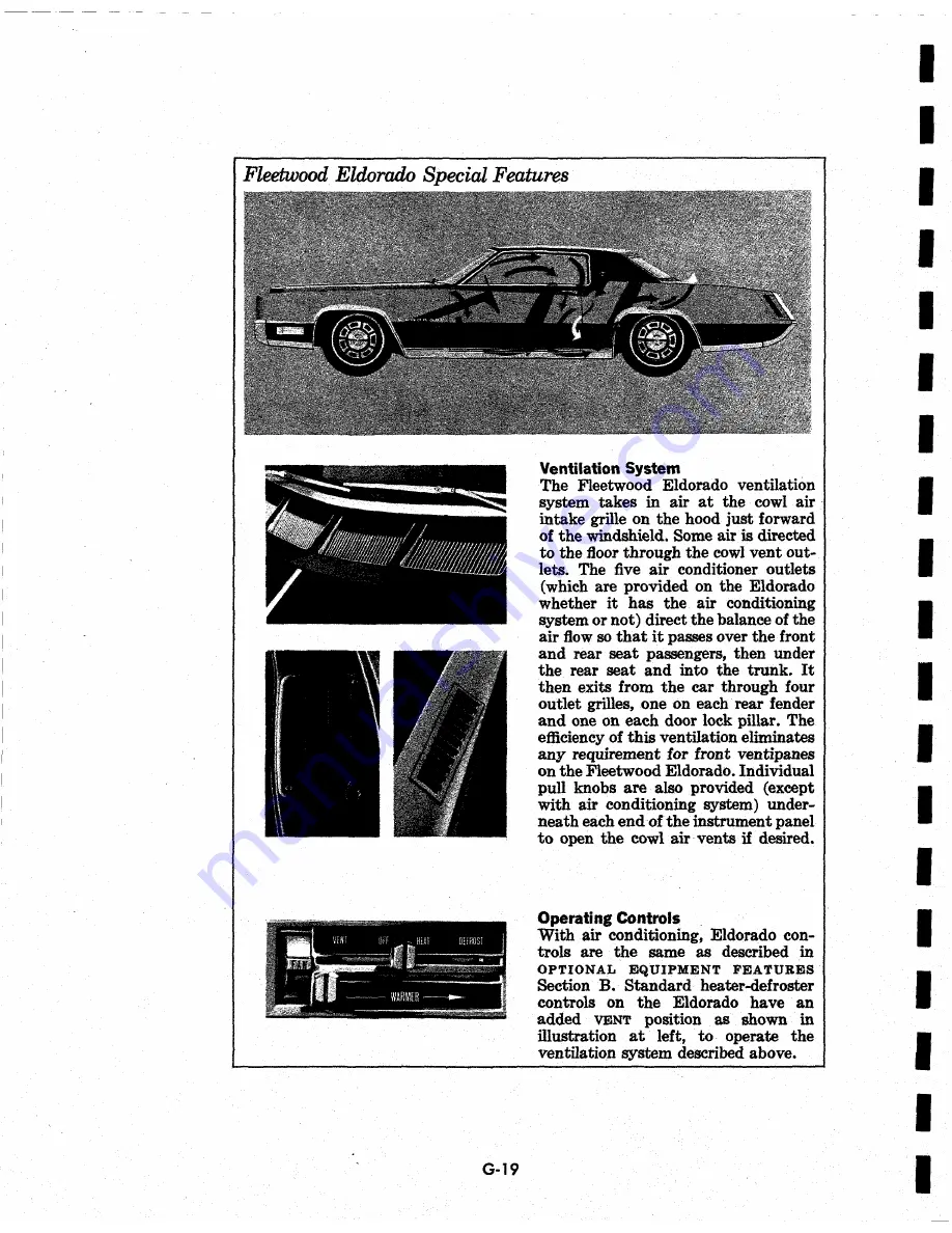 Cadillac 1967 Calais Coupe Data Book Download Page 110