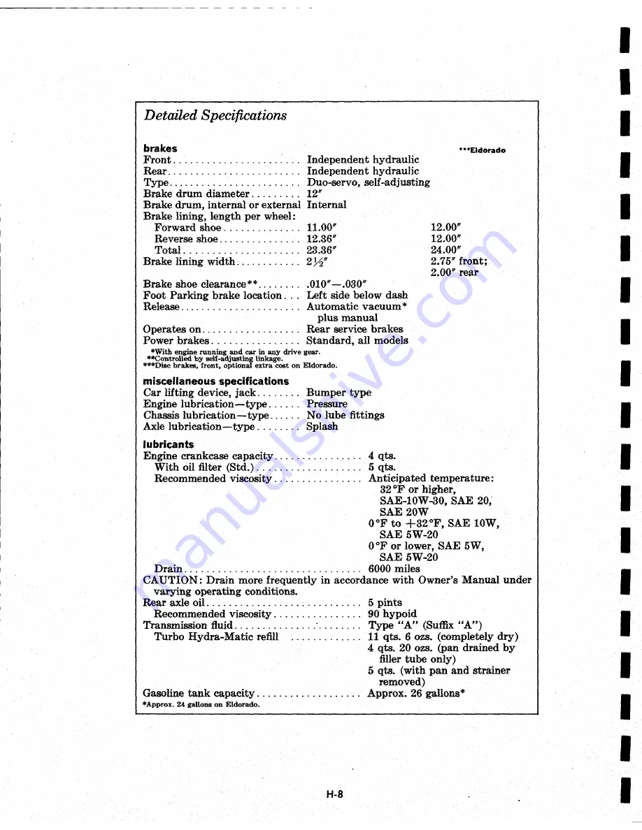 Cadillac 1967 Calais Coupe Data Book Download Page 118