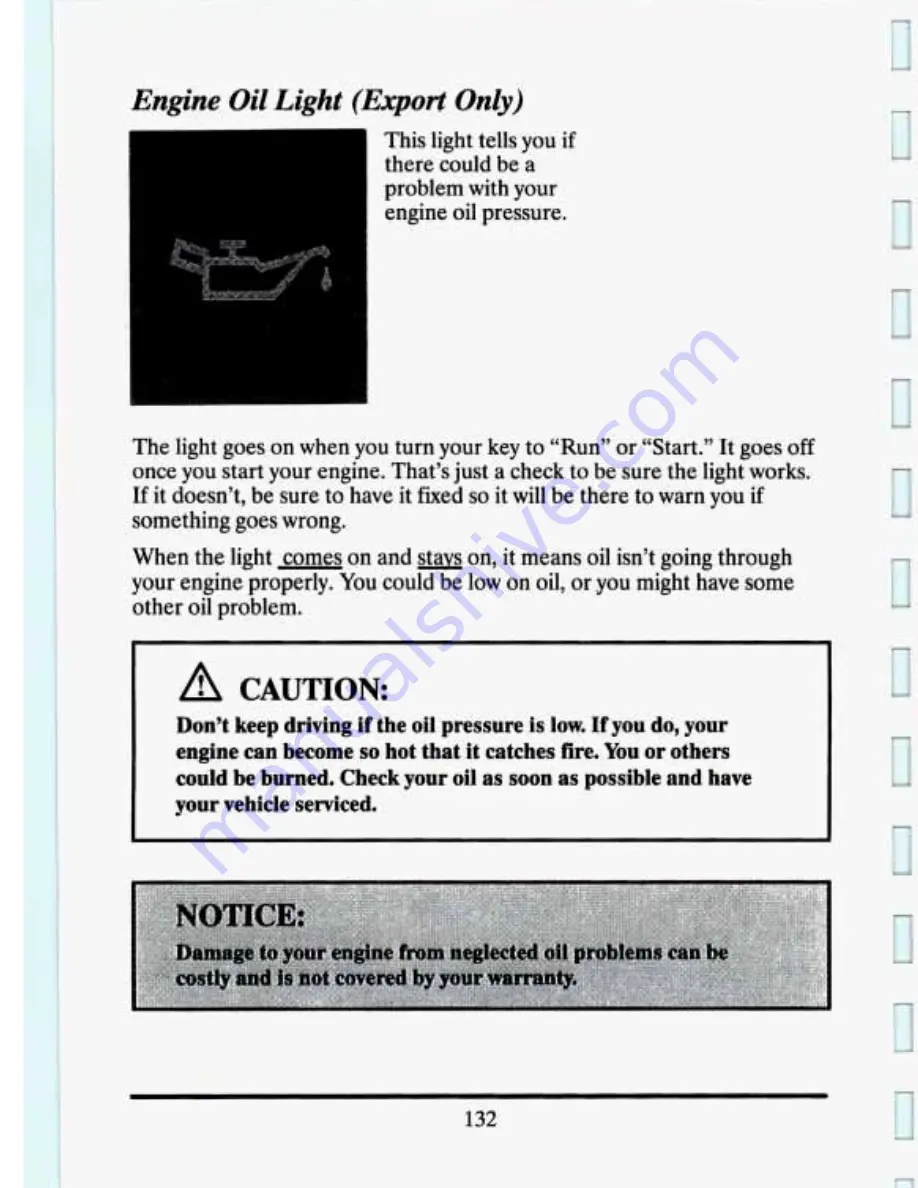 Cadillac 1993 Seville Owners Literature Download Page 146