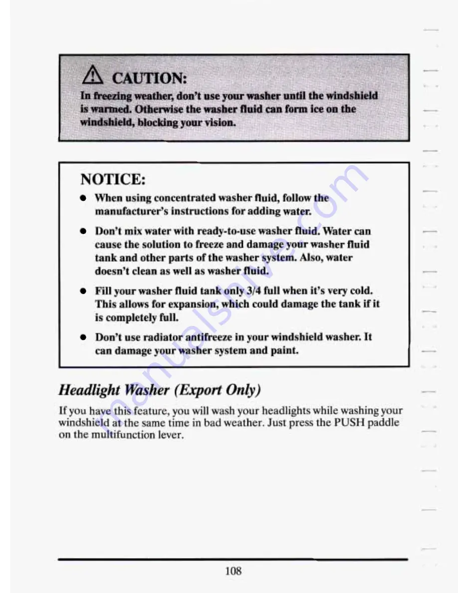 Cadillac 1994 Eldorado Owners Literature Download Page 120