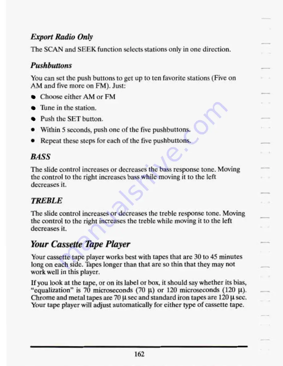 Cadillac 1994 Eldorado Owners Literature Download Page 174