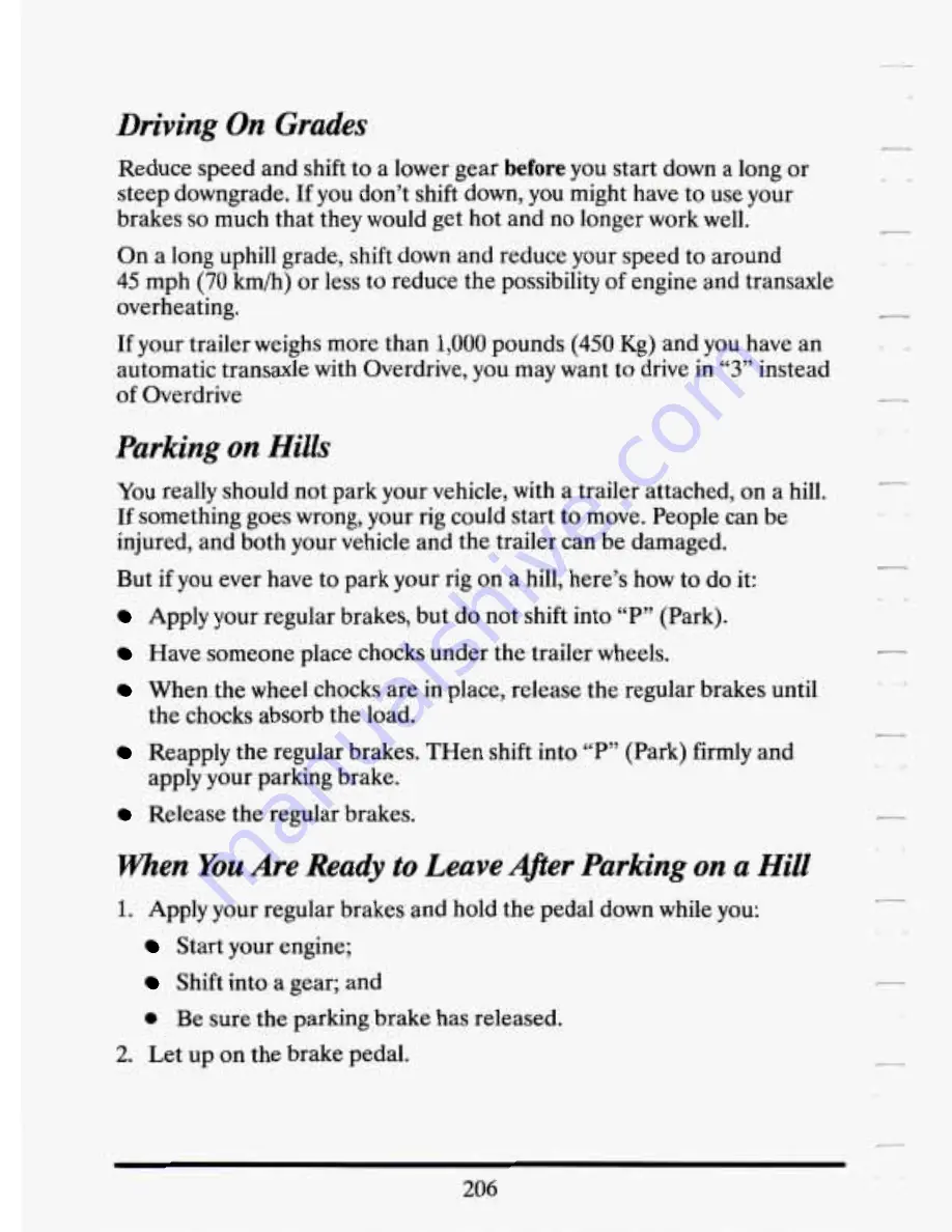 Cadillac 1994 Eldorado Owners Literature Download Page 218