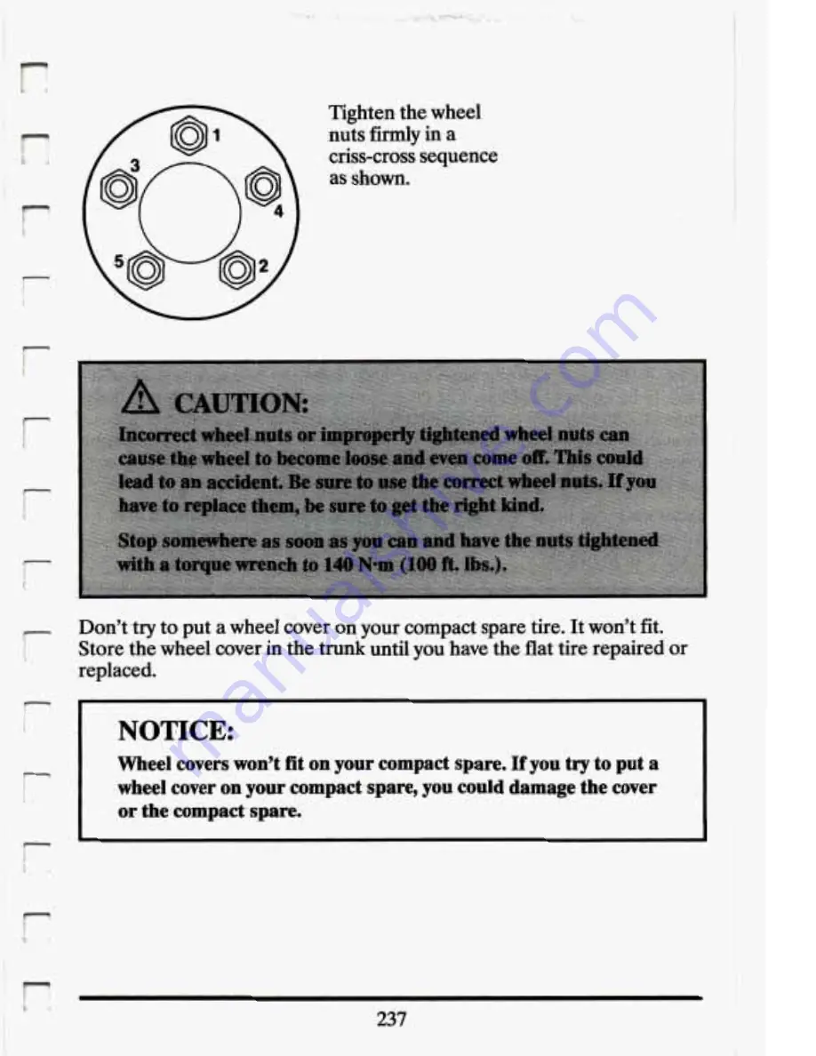 Cadillac 1994 Eldorado Owners Literature Download Page 249