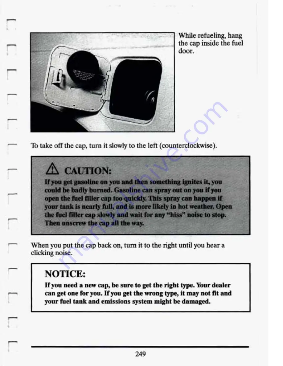 Cadillac 1994 Eldorado Owners Literature Download Page 261