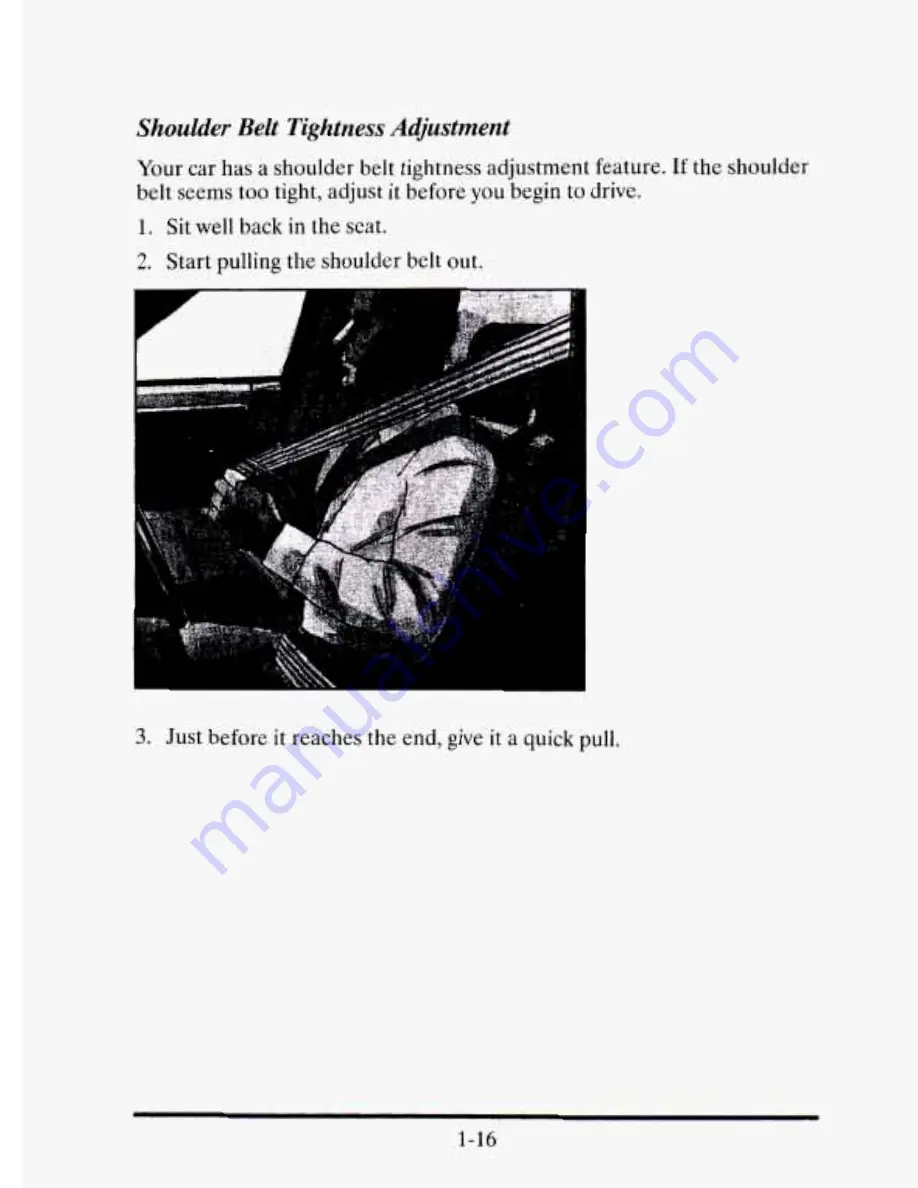 Cadillac 1995 Eldorado Owners Literature Download Page 35