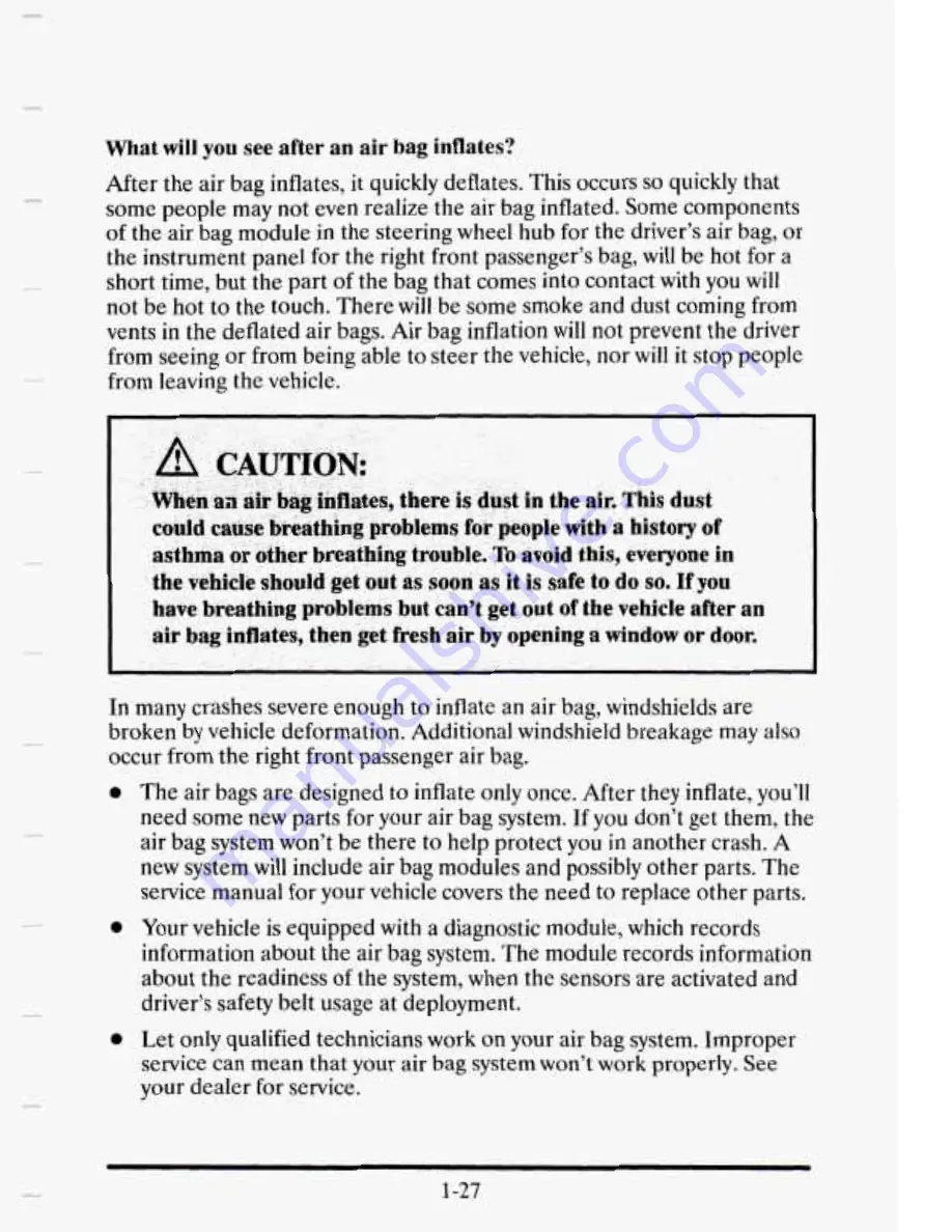 Cadillac 1995 Eldorado Owners Literature Download Page 46